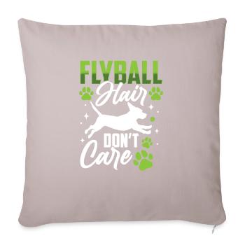Flyball Canine Sport Agility Parcour Chien - Housse de coussin décorative 45 x 45 cm - taupe clair - Devant