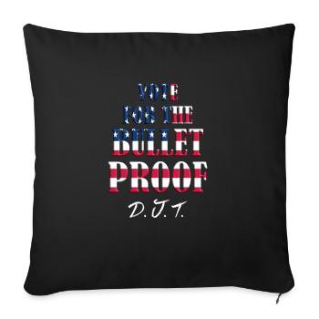 Vote Republican - Sofa pillowcase 17,3'' x 17,3'' (45 x 45 cm) - black - Front