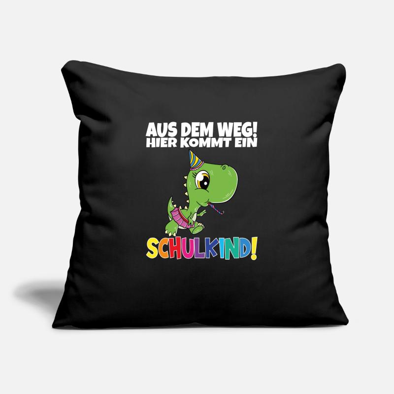 Écolier 2024 entrant à l'école Housse de coussin décorative 45 x 45 cm
