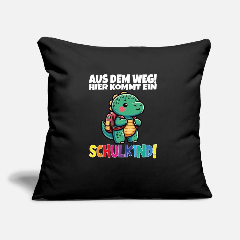 Écolier 2024 entrant à l'école Housse de coussin décorative 45 x 45 cm
