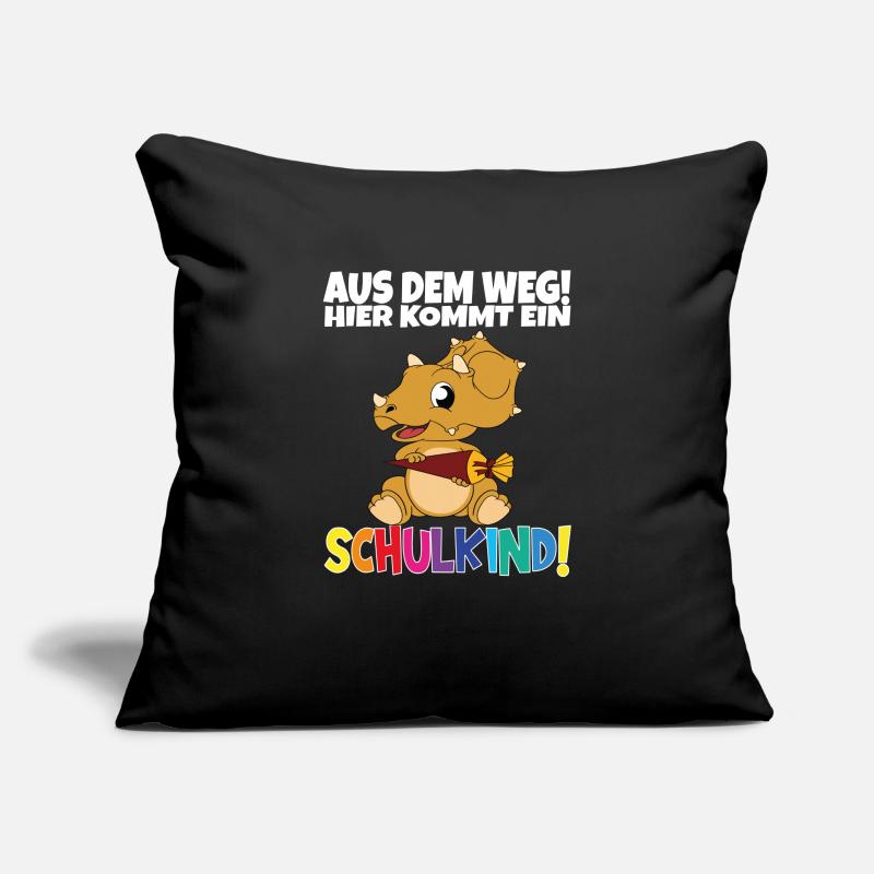 Écolier 2024 entrant à l'école Housse de coussin décorative 45 x 45 cm