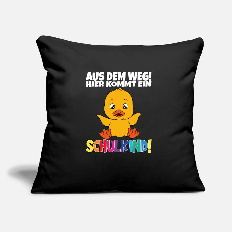 Écolier 2024 entrant à l'école Housse de coussin décorative 45 x 45 cm