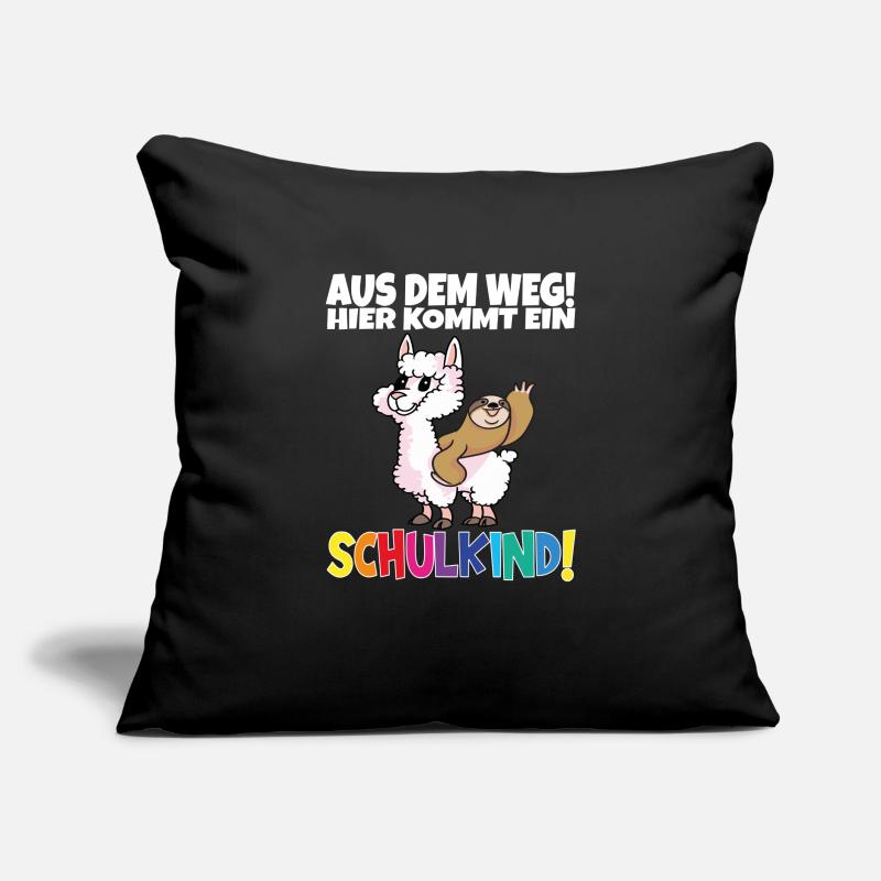 Écolier 2024 entrant à l'école Housse de coussin décorative 45 x 45 cm