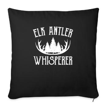 Chasse à l’échelle Chasse au chasseur d’écailles - Housse de coussin décorative 45 x 45 cm - noir - Devant