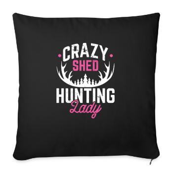 Chasse à l’échelle Chasse au chasseur d’écailles - Housse de coussin décorative 45 x 45 cm - noir - Devant
