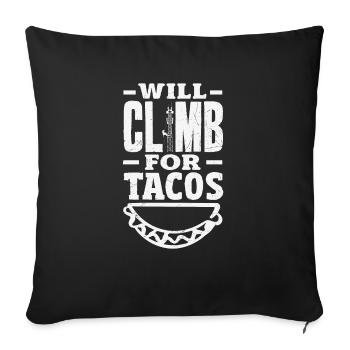 Tower Climber Technician Tower Worker - Sofa pillowcase 17,3'' x 17,3'' (45 x 45 cm) - black - Front