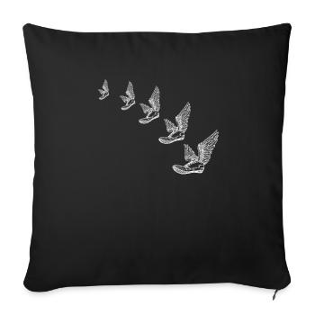 Athletics Athletics Games - Sofa pillowcase 17,3'' x 17,3'' (45 x 45 cm) - black - Front