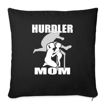 Athletics Athletics Games - Sofa pillowcase 17,3'' x 17,3'' (45 x 45 cm) - black - Front