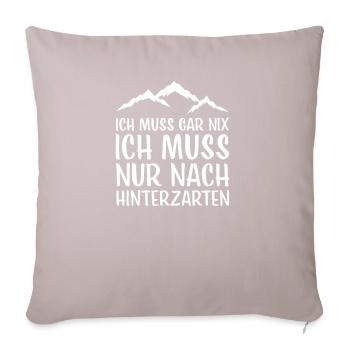 Hinterzarten I Schwarzwald Urlaub Motiv für Wäller - Sofakissenbezug 45 x 45 cm - helles Taupe - Vorne