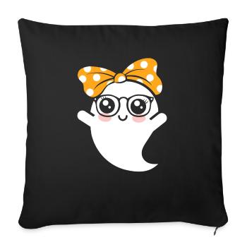 Halloween: Your Friendly Local Boo-crew - Sofa pillowcase 17,3'' x 17,3'' (45 x 45 cm) - black - Front