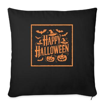 Halloween Costume Zombie Pumpkin Blood Spirit Party - Sofa pillowcase 17,3'' x 17,3'' (45 x 45 cm) - black - Front