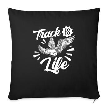 Leichtathletik Leichtathletikspiele - Sofakissenbezug 45 x 45 cm - Schwarz - Vorne