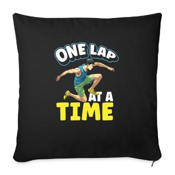 Athlétisme Jeux d’athlétisme - Housse de coussin décorative 45 x 45 cm - noir - Devant