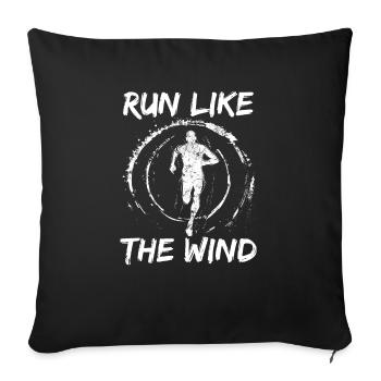 Athletics Athletics Games - Sofa pillowcase 17,3'' x 17,3'' (45 x 45 cm) - black - Front