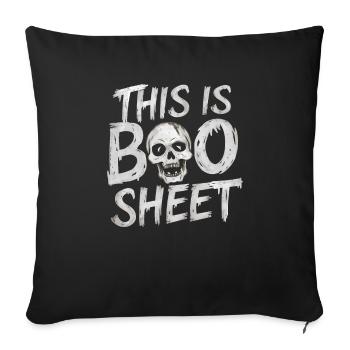 Halloween Skeleton Scary Spooky Horror Party - Sofa pillowcase 17,3'' x 17,3'' (45 x 45 cm) - black - Front