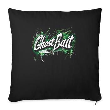 Ghost Bait Paranormal Ghost Hunter - Sofa pillowcase 17,3'' x 17,3'' (45 x 45 cm) - black - Front