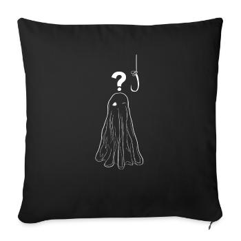 Appât fantôme Paranormal Chasseur de fantômes - Housse de coussin décorative 45 x 45 cm - noir - Devant