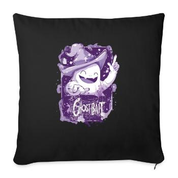 Appât fantôme Paranormal Chasseur de fantômes - Housse de coussin décorative 45 x 45 cm - noir - Devant