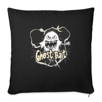 Appât fantôme Paranormal Chasseur de fantômes - Housse de coussin décorative 45 x 45 cm - noir - Devant