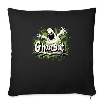 Appât fantôme Paranormal Chasseur de fantômes - Housse de coussin décorative 45 x 45 cm - noir - Devant