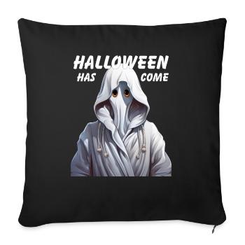 GHOST HALLOWEEN HAS COME - Sofa pillowcase 17,3'' x 17,3'' (45 x 45 cm) - black - Front