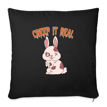 Mignon Halloween Fantôme Halloween - Housse de coussin décorative 45 x 45 cm - noir - Devant