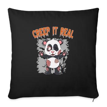 Cute Halloween Ghost Halloween - Sofa pillowcase 17,3'' x 17,3'' (45 x 45 cm) - black - Front