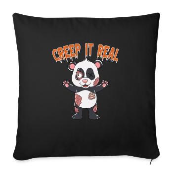 Cute Halloween Ghost Halloween - Sofa pillowcase 17,3'' x 17,3'' (45 x 45 cm) - black - Front