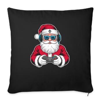 Weihnachtsmann Santa Claus Christmas Weihnachten - Sofa pillowcase 17,3'' x 17,3'' (45 x 45 cm) - black - Front