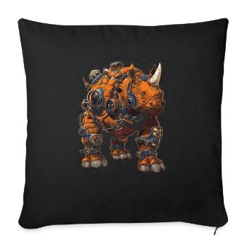 Steam Punk Art Funky Steampunk - Housse de coussin décorative 45 x 45 cm - noir - Devant