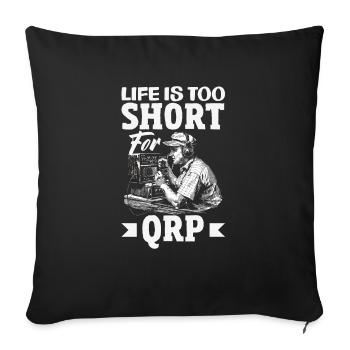 Stolzer Amateurfunk-betreiber - Sofakissenbezug 45 x 45 cm - Schwarz - Vorne