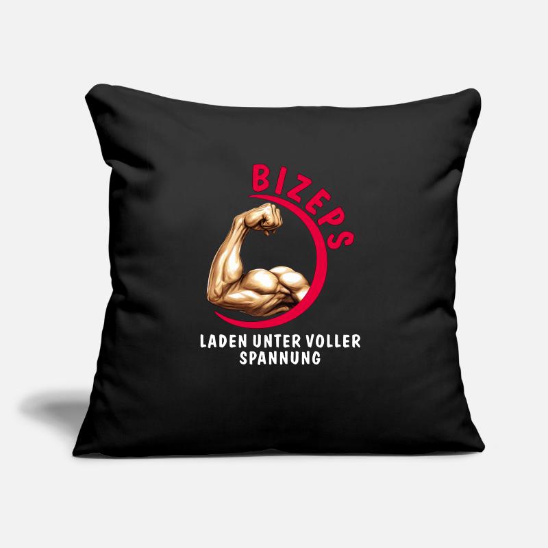 BICEPS LOADING UNDER FULL TENSION Sofa pillowcase 17,3'' x 17,3'' (45 x 45 cm)