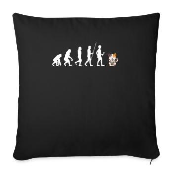 Bubble Tea Boba BubbleTea Kawaii Japan Tea Kpop - Sofa pillowcase 17,3'' x 17,3'' (45 x 45 cm) - black - Front