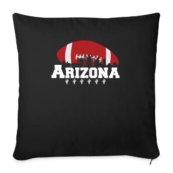 Arizona State Sedona Phoenix Grand Canyon AZ - Sofa pillowcase 17,3'' x 17,3'' (45 x 45 cm) - black - Front