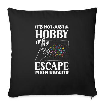 Accessories for Diamond Art Diamond Painter - Sofa pillowcase 17,3'' x 17,3'' (45 x 45 cm) - black - Front