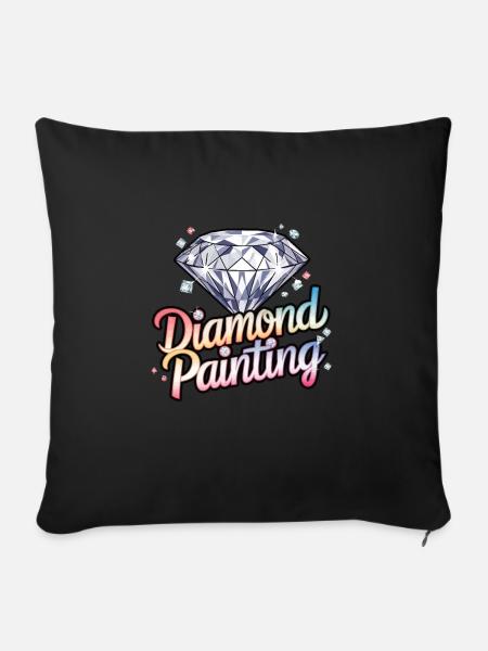 Diamond Painting Diamond Painter - Sofakissenbezug 45 x 45 cm - Schwarz