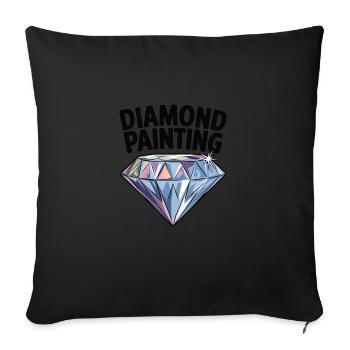 Diamond Painting Diamond Painter - Sofakissenbezug 45 x 45 cm - Schwarz - Vorne