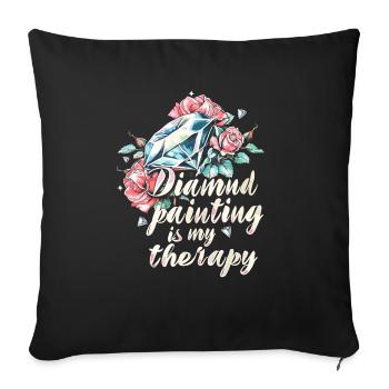 Accessories for Diamond Art Diamond Painter - Sofa pillowcase 17,3'' x 17,3'' (45 x 45 cm) - black - Front