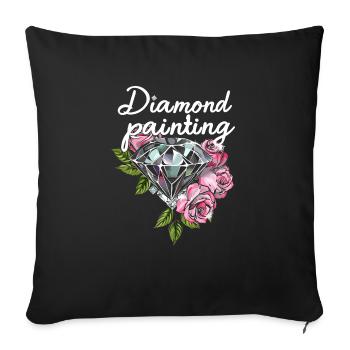 Accessories for Diamond Art Diamond Painter - Sofa pillowcase 17,3'' x 17,3'' (45 x 45 cm) - black - Front
