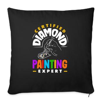 Accessories for Diamond Art Diamond Painter - Sofa pillowcase 17,3'' x 17,3'' (45 x 45 cm) - black - Front