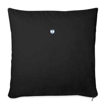 Argentine Cadeau Argentine Drapeau argentin - Housse de coussin décorative 45 x 45 cm - noir - Devant