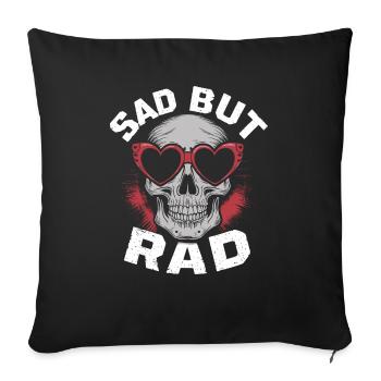 Look gothique cool avec de la profondeur - Housse de coussin décorative 45 x 45 cm - noir - Devant