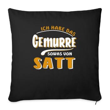 J’EN AI MARRE DE LA GROGNE - Housse de coussin décorative 45 x 45 cm - noir - Devant
