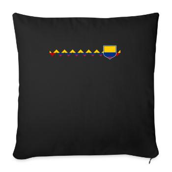 Colombia Colombia Medellin Holidays Bogota Cali - Sofa pillowcase 17,3'' x 17,3'' (45 x 45 cm) - black - Front