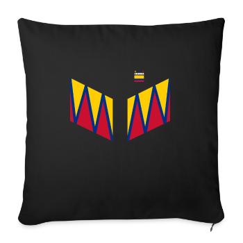 Colombie Colombie Medellín Vacances Bogota Cali - Housse de coussin décorative 45 x 45 cm - noir - Devant