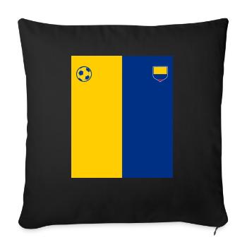 Colombia Colombia Medellin Holidays Bogota Cali - Sofa pillowcase 17,3'' x 17,3'' (45 x 45 cm) - black - Front