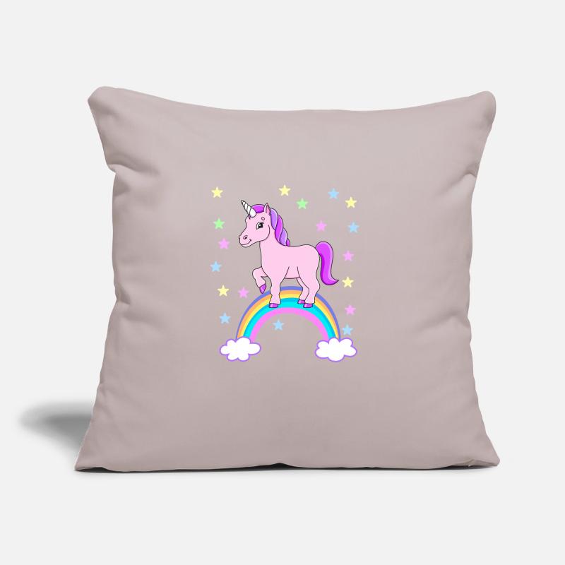 Einhorn Regenbogen Geschenkidee Sofakissenbezug 45 x 45 cm