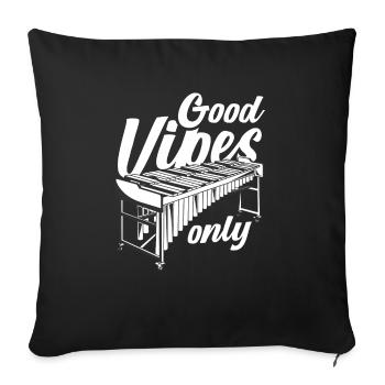 Only Electric Percussion Vibraphone - Sofa pillowcase 17,3'' x 17,3'' (45 x 45 cm) - black - Front