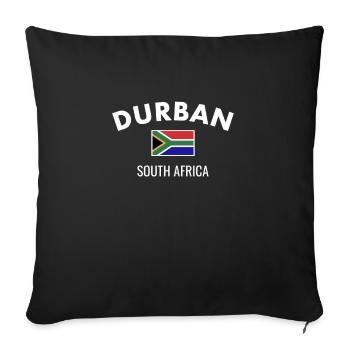 Durban South Africa South African Flag - Sofa pillowcase 17,3'' x 17,3'' (45 x 45 cm) - black - Front