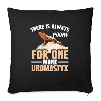 Il y a encore de la place pour un autre - Housse de coussin décorative 45 x 45 cm - noir - Devant